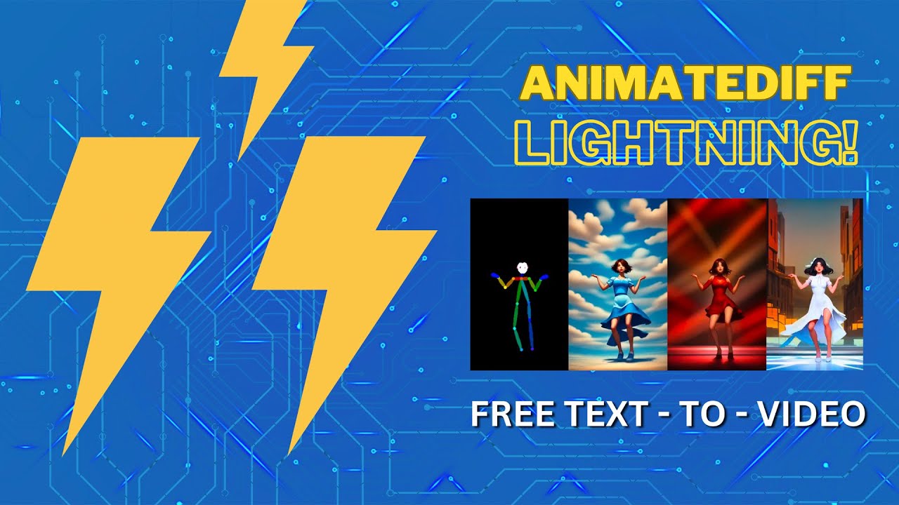 AnimateDiff Lightning (Stable Diffusion) - FREE Text To AI Video