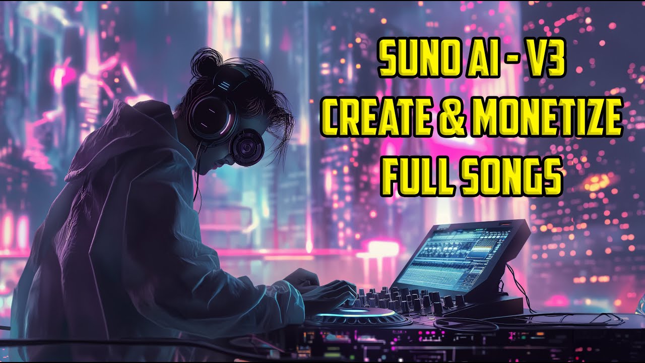 Suno AI V3 - FREE AI Music (Song) Generator - Create And Monetize Full Songs - Detailed Tutorial